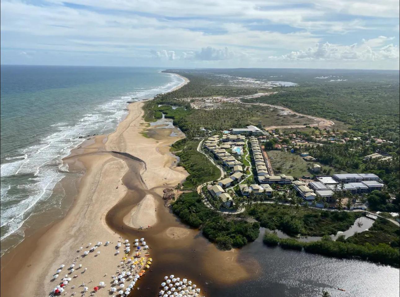 Ferienwohnung Maravilhoso Garden Imbassai Pe Na Areia Bahia Litoral Exterior foto